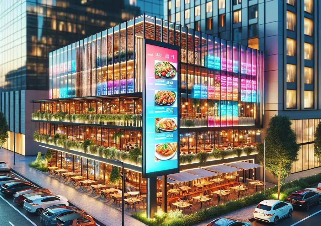 Restaurant Digital Sign - Enhanced Visibility and Attraction